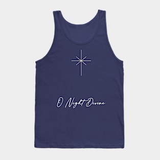 O Night Divine Minimalist - Dark Tank Top